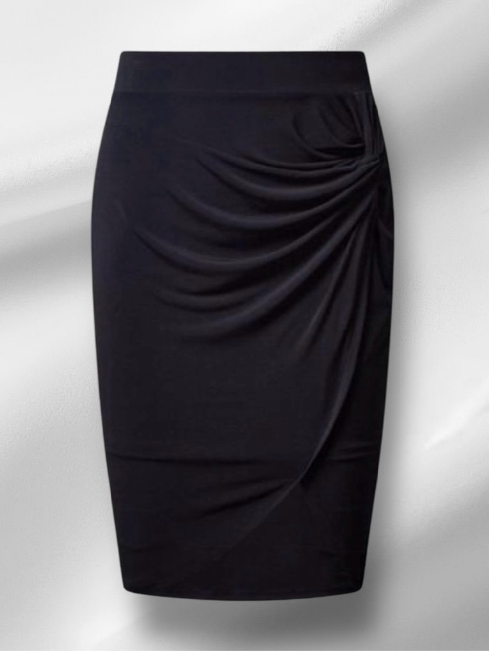 Torrid Midi Studio Knit Side Cinched Skirt